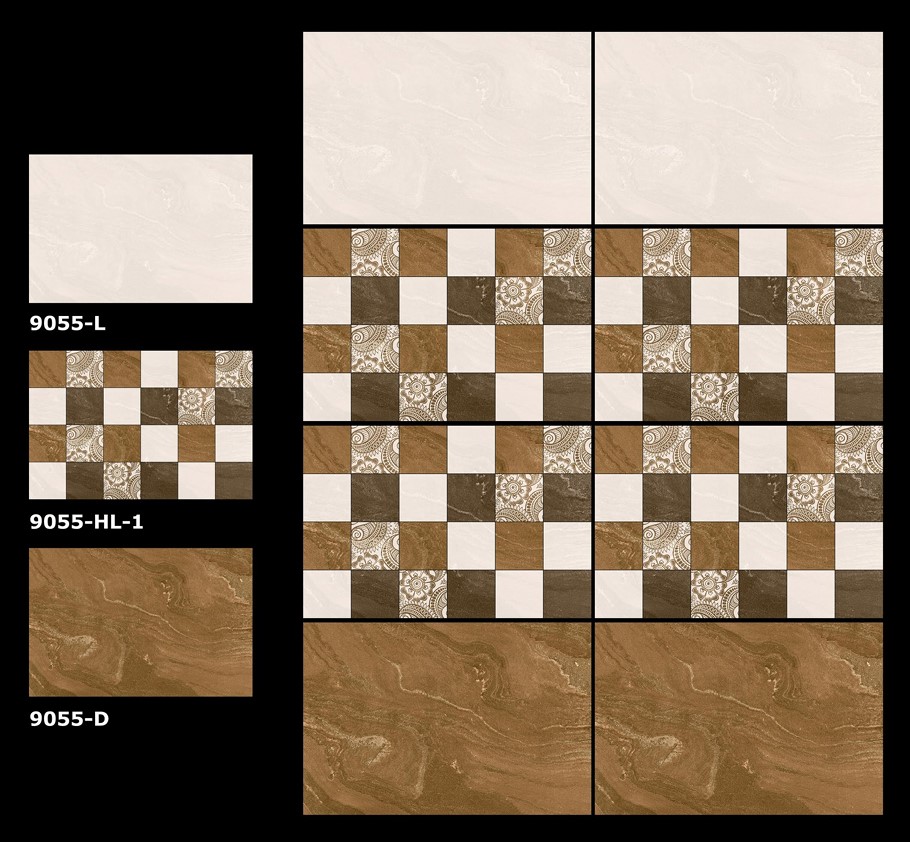 Top Quality Ordinary Ceramic Wall Tiles 20x30 CM for Bathroom Bedroom and Living Room Decoration from India $1.50 per SQM