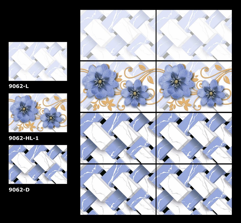 20x30 cm Ordinary White Series Ceramic Wall Tiles with Glossy Surface by Harmony Ceramic ISO Certified Best Tiles From India