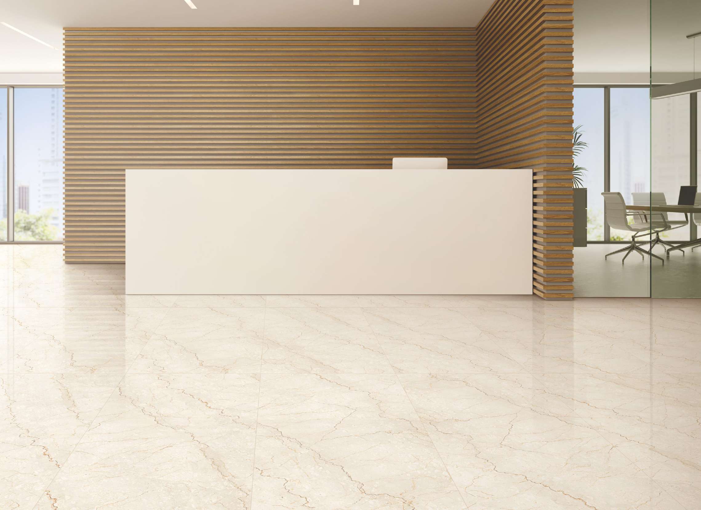 Golden 600X1200mm Porcelain Floor Tile for Landscape Living Room Hall Dining Room