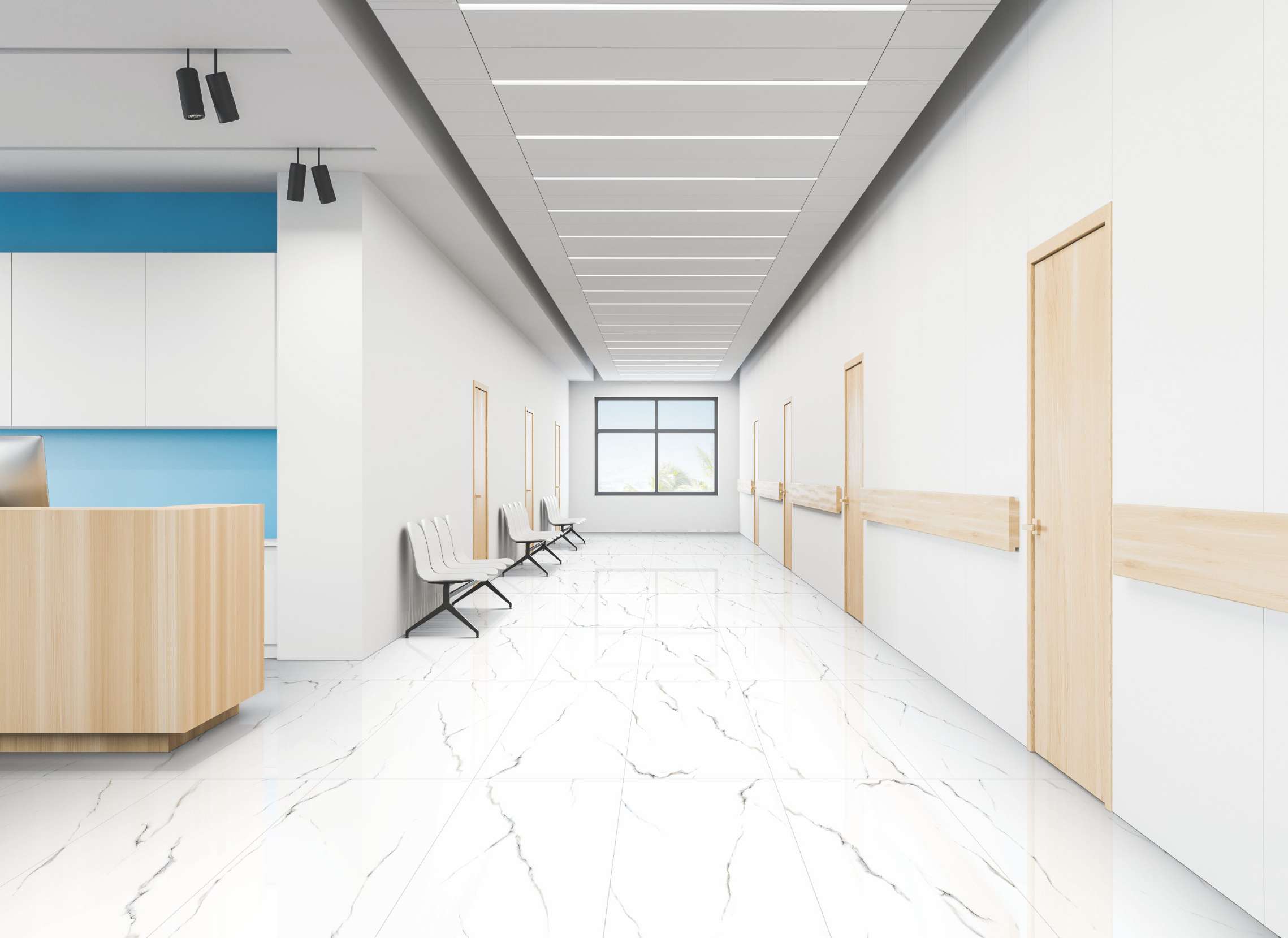 Harmony White 60x120 Porcelain Floor Tiles