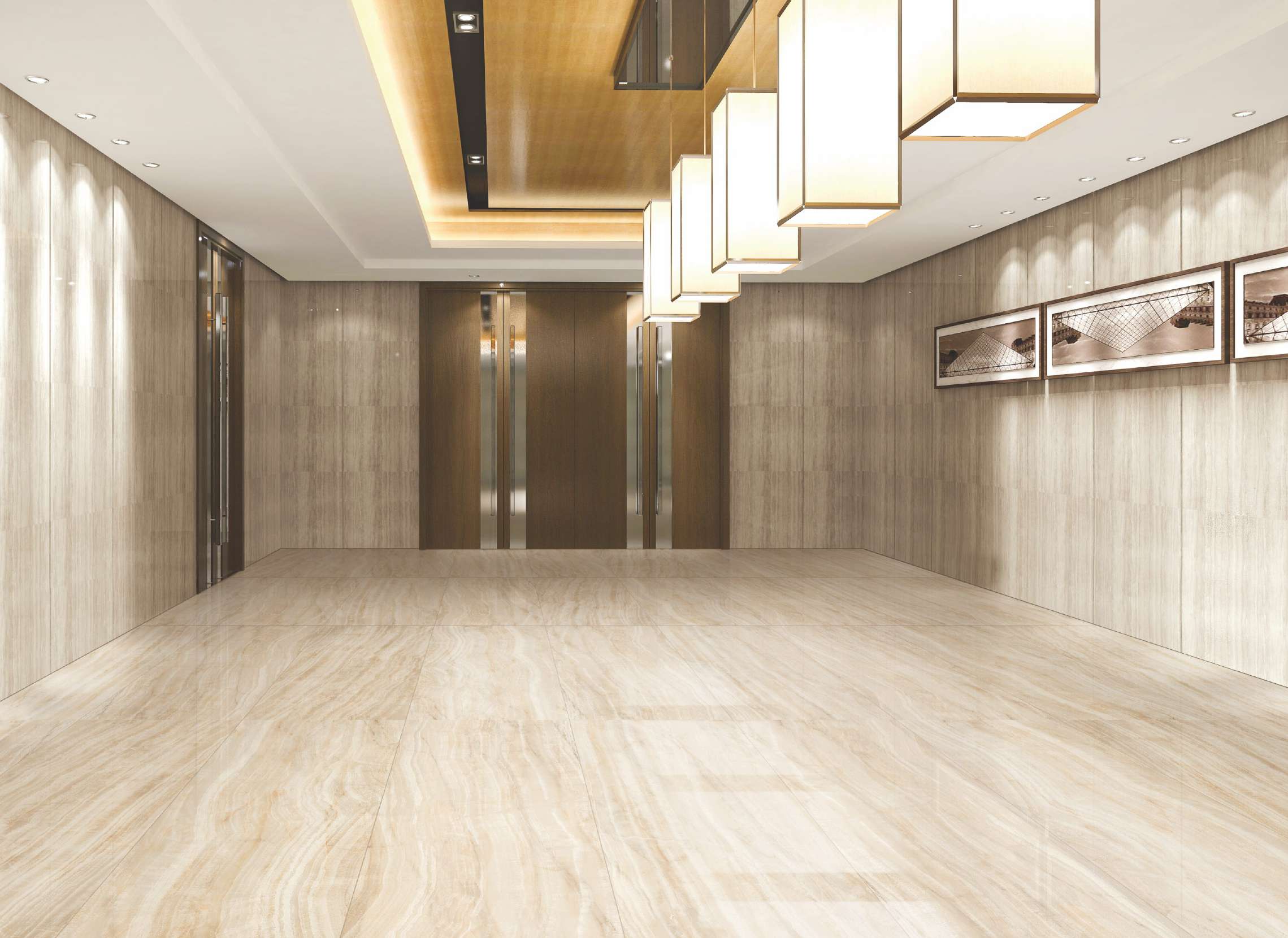 Ceramic Floor Tiles Made in India Porcelain Marble Beige Tiles