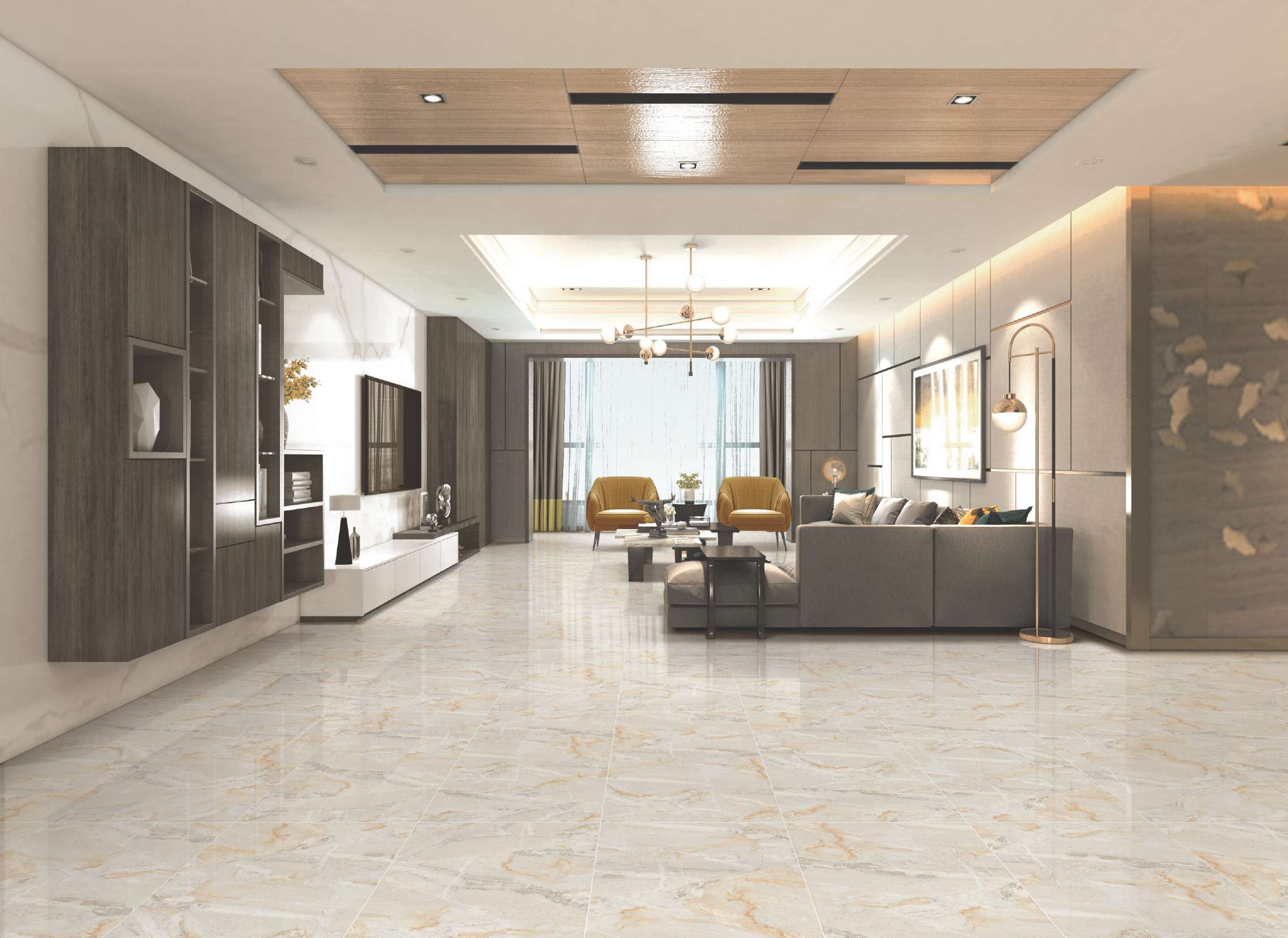 Rustic Tiles 600x1200mm High Quality Best Price Matte Terrazzo Ceramic Tile for Interior Outdoor Wall and Floor Rustic Tiles