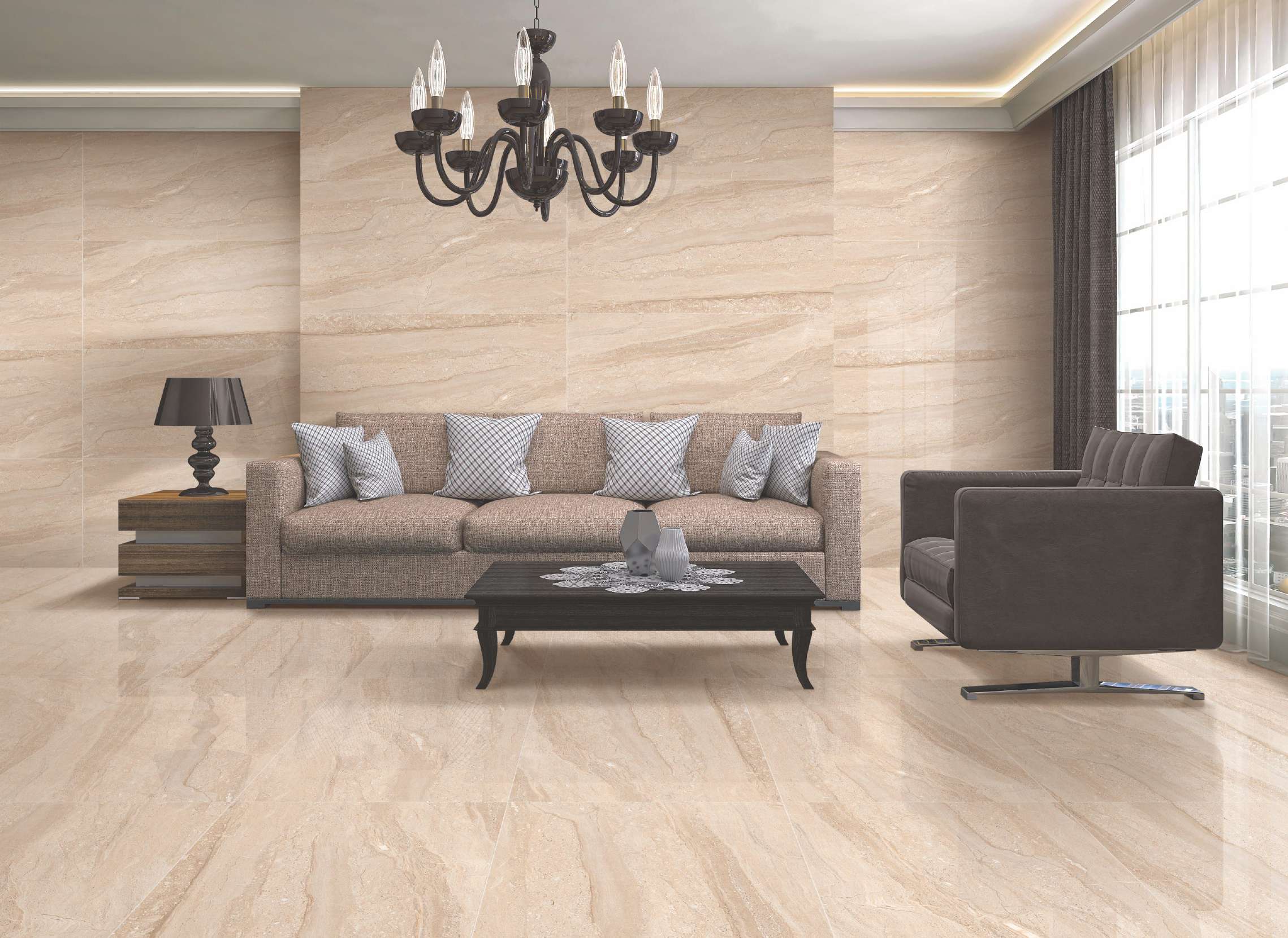 Modern Design Matt Finish 600X1200 mm porcelain Floor Tiles Antislip heat resistant Terrazzo porcelain tiles 60X120 cm for home