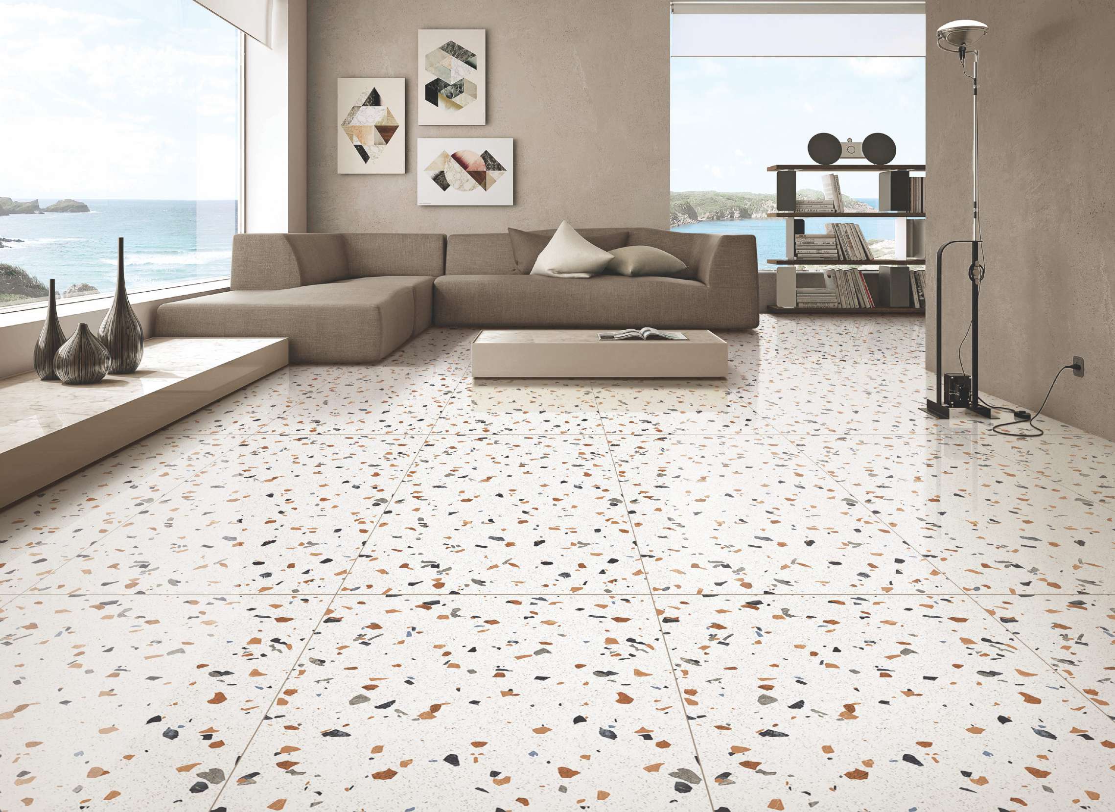 Vinyl Flooring Terrazzo Epoxy Terrazzo Slabs Marbles Stone Slab Porcelain Terrace Floor Tiles 60x120 Bathroom Tiles From Factory Direct