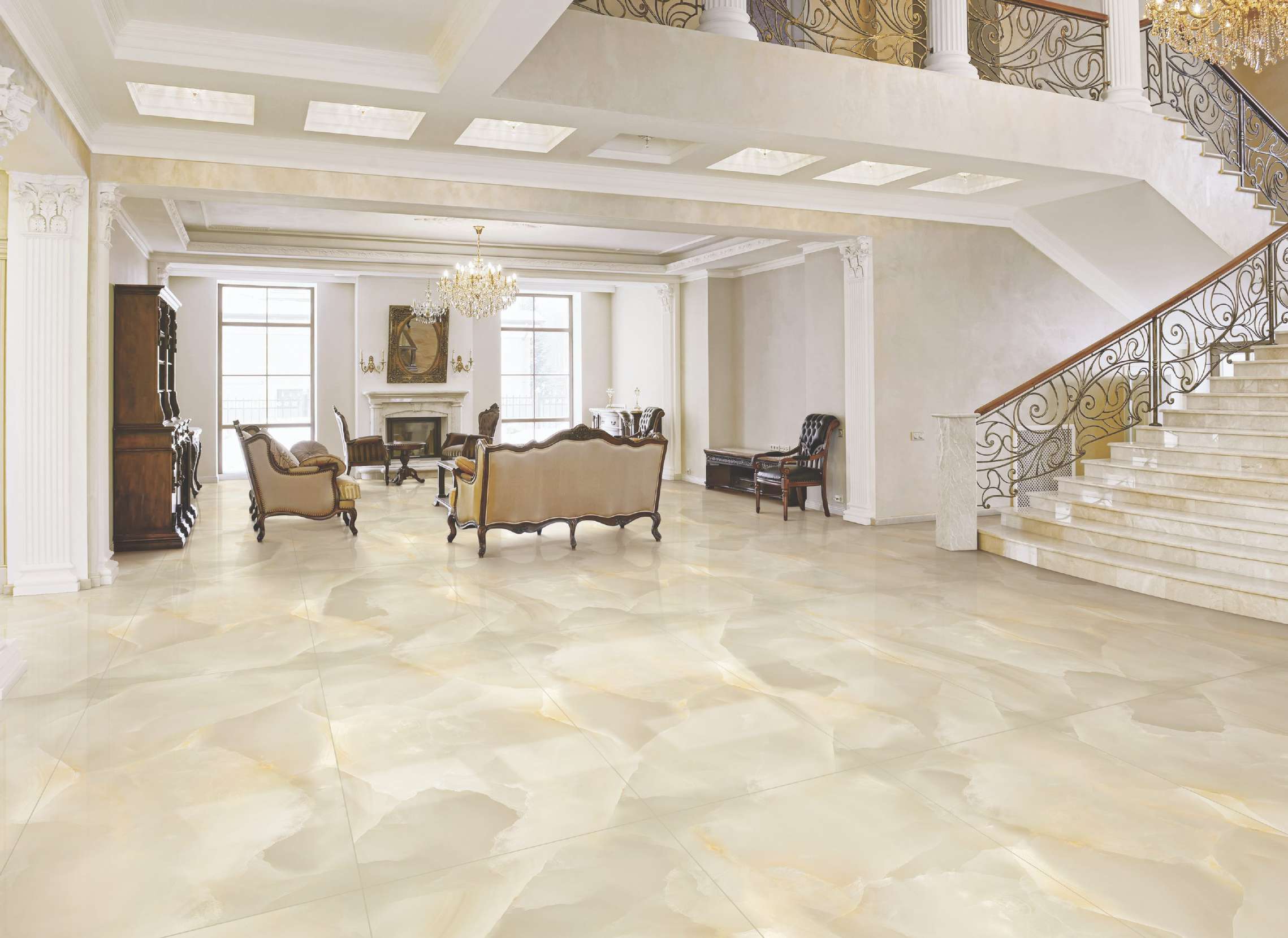 High Polished 2x4 feet Porcelain Ceramic Tiles Carnico High Glossy Finish Premium Quality 600x1200 mm Tiles for Decorative Wall