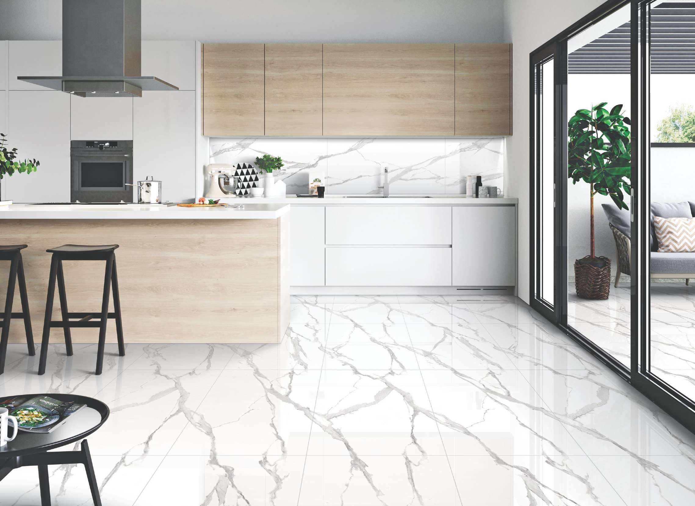 Top Selling Glazed Vitrified Tiles 2 X 4 Feet Porcelain Floor Tiles for Living Room Decoration Handmade Wall Tiles 2x4 GVT Tiles Made In Inda