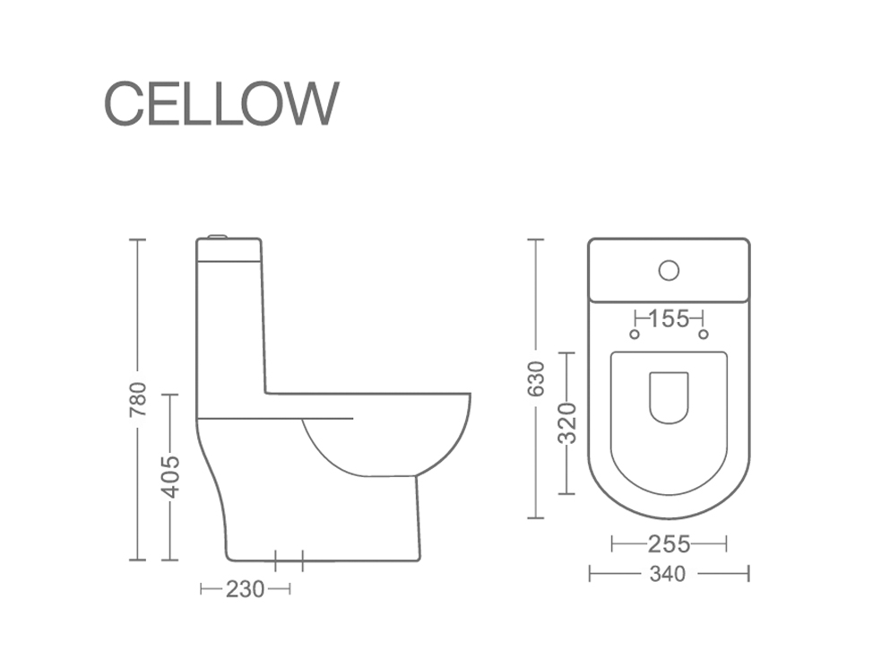 Modern Hotel Custom Color Bathroom Toilet Ware Floor Mounted Trap One Piece Ceramic Flush Toilet