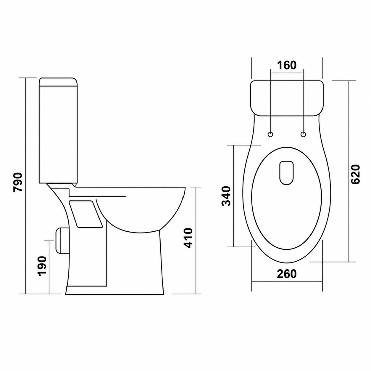 Concealed HS-7030 Factory Two Piece Toilet Set,cheap Toilets,toilet Wc Price