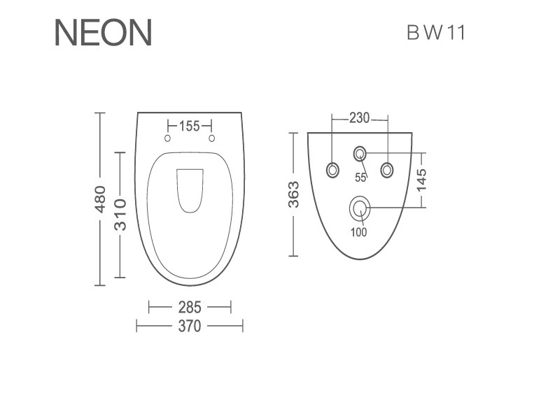 Factory Direct Sales Wall Hung Toilet Ceramic Wall-mounted Modern Bathroom Toilet Wall Hung Toilet