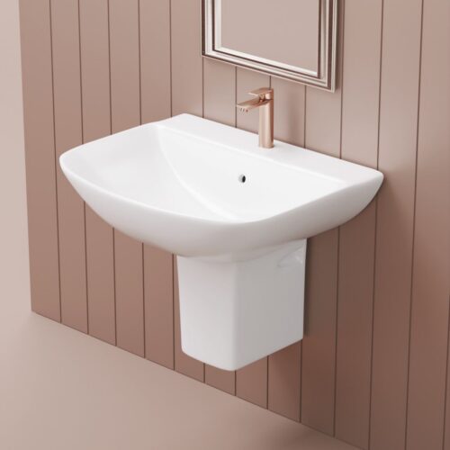 ALPHA HALF PEDESTAL BASIN