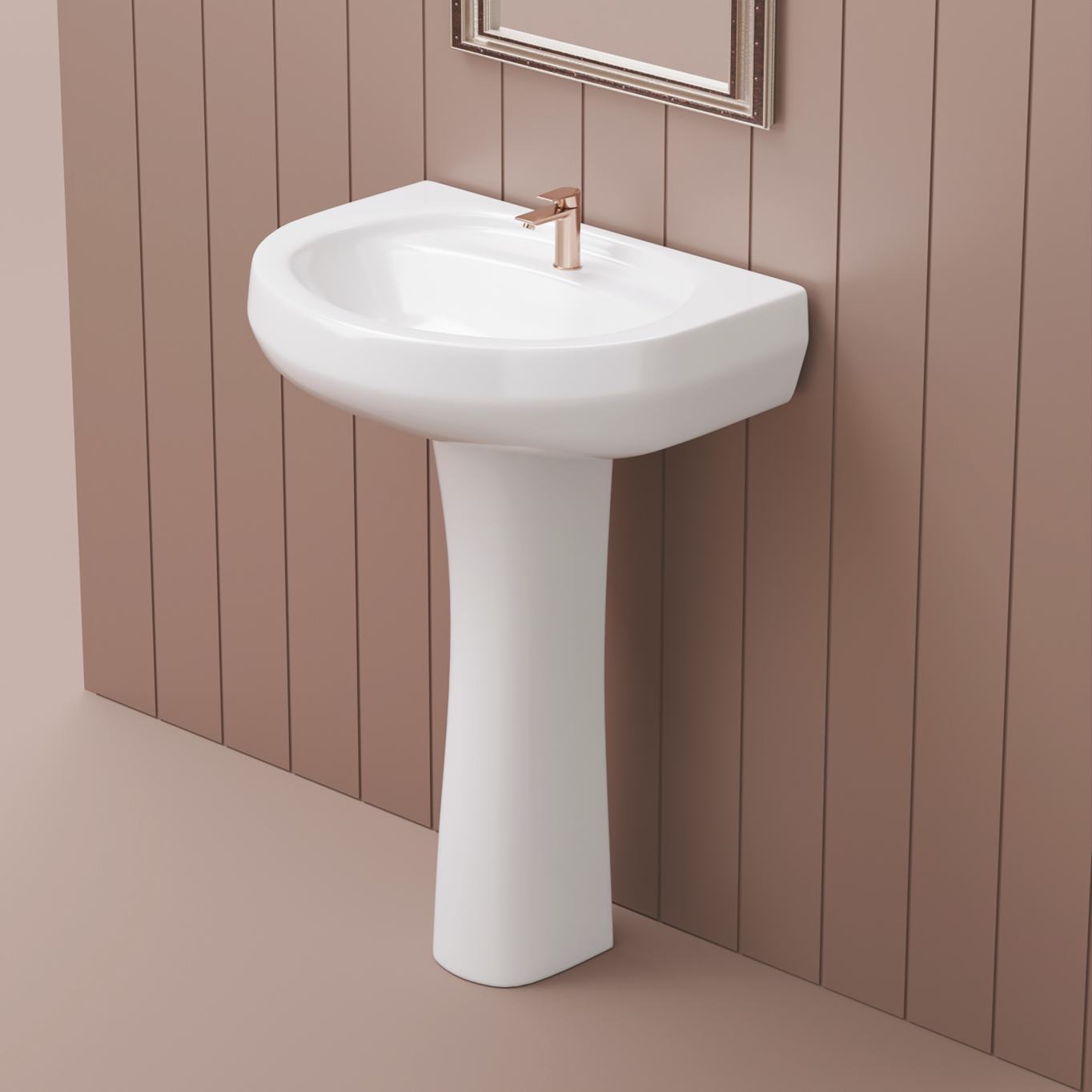 Factory Production Oval Unique Stand Basins and Sink Bathroom Modern Design