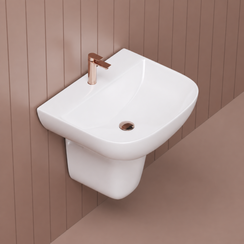VEGAS HALF PEDESTAL BASIN